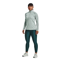 Under Armour Women's Tech Twist Long Sleeve Half Zip Training Shirt, Quick Dry