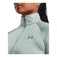 Under Armour Women's Tech Twist Long Sleeve Half Zip Training Shirt, Quick Dry