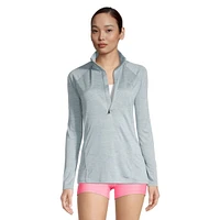 Under Armour Women's Tech Twist Long Sleeve Half Zip Training Shirt, Quick Dry