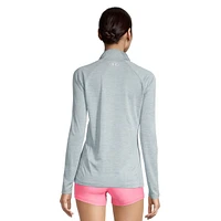 Under Armour Women's Tech Twist Long Sleeve Half Zip Training Shirt, Quick Dry