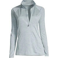 Under Armour Women's Tech Twist Long Sleeve Half Zip Training Shirt, Quick Dry