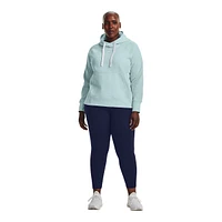 Under Armour Women's Rival HB Logo Pullover Hoodie, Fleece, Plus Size, Kangaroo Pocket