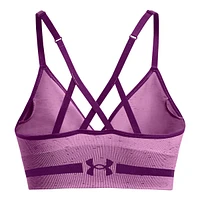 Under Armour Women's Training Seamless Low Long Heather Sports Bra