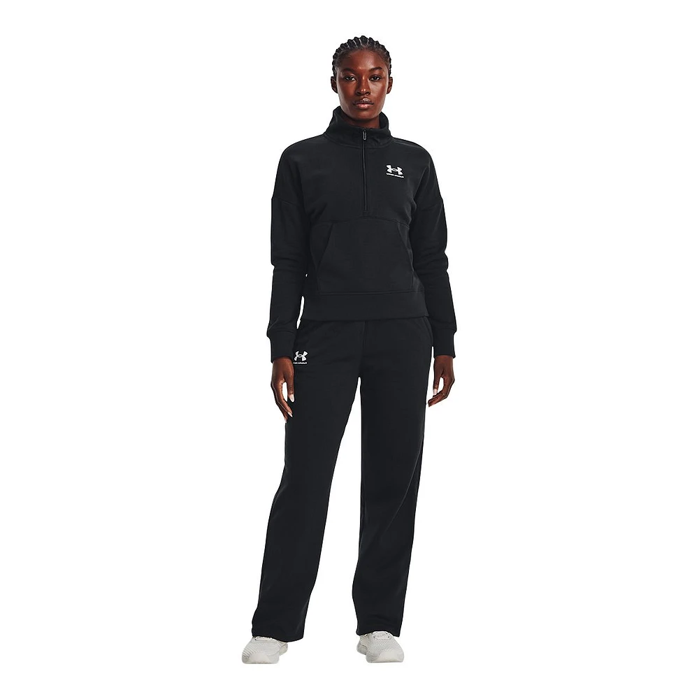 Under Armour Women's Rival Half Zip Fleece Pullover