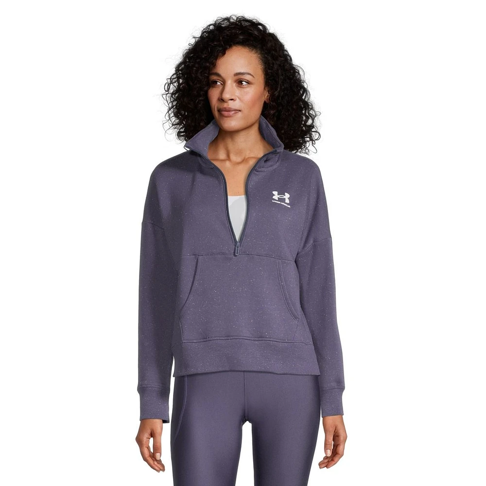 Under Armour Women's Rival Half Zip Fleece Pullover