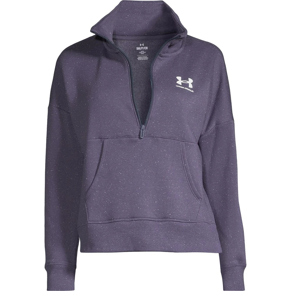 Under Armour Women's Rival Half Zip Fleece Pullover