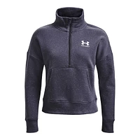 Under Armour Women's Rival Half Zip Fleece Pullover