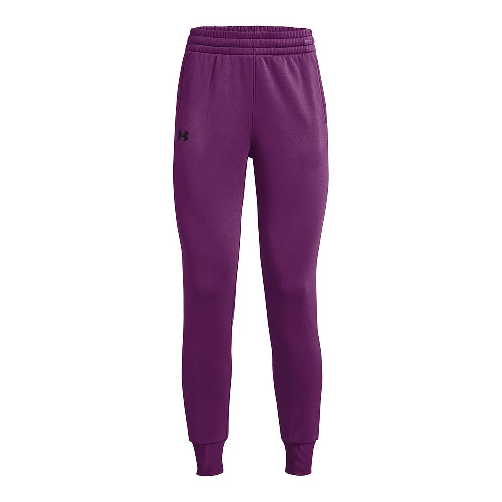 Under Armour Women's Fleece Jogger Pants, Training, Loose Fit