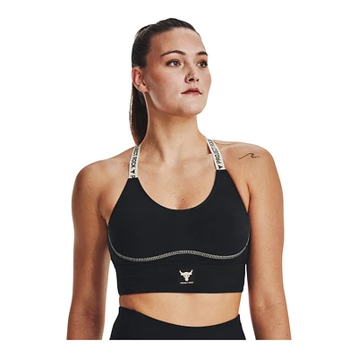 Under Armour Women's Infinity Project Rock Sports Bra, Medium Impact, Padded