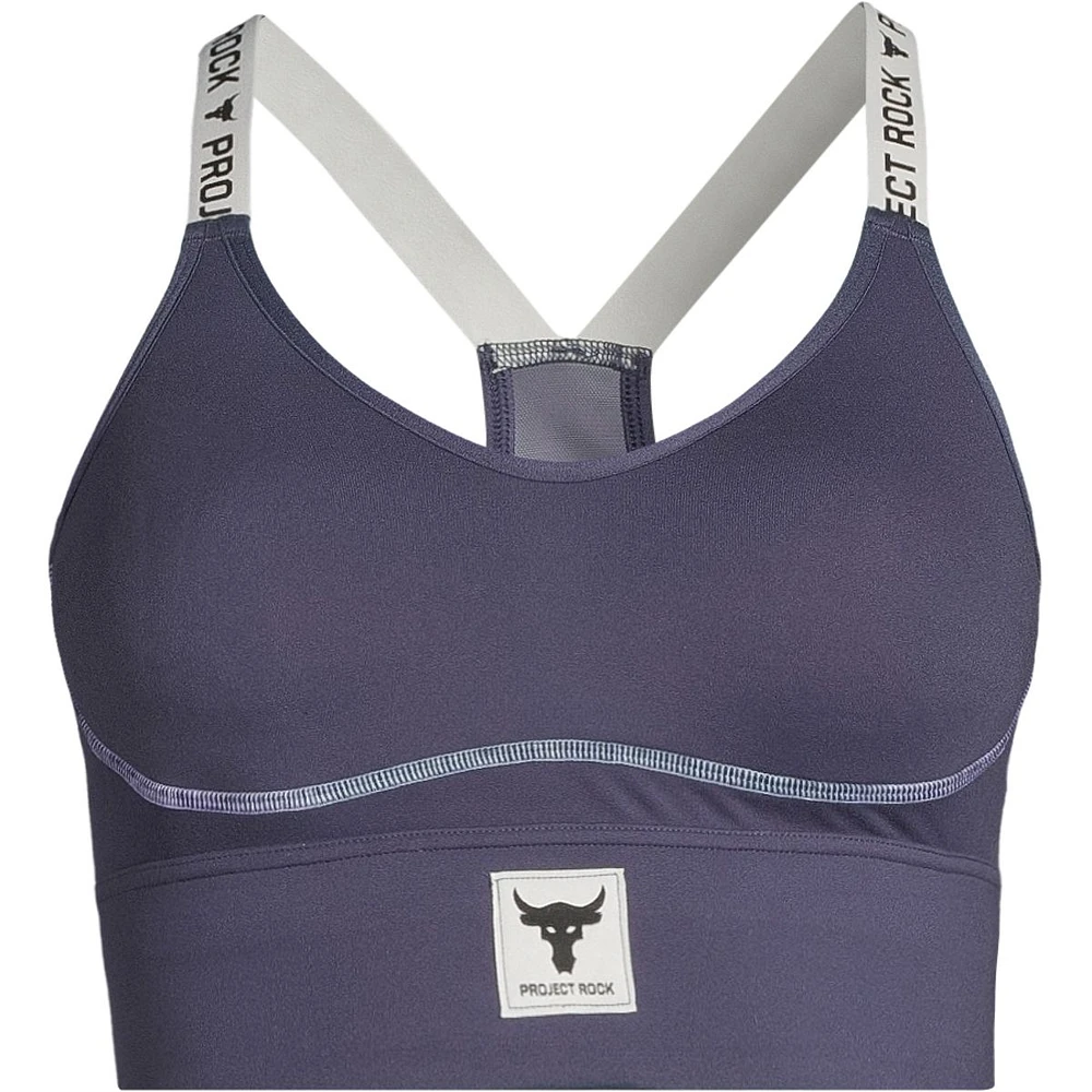 Under Armour Women's Infinity Project Rock Sports Bra, Medium Impact, Padded