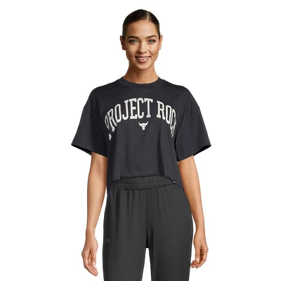 Under Armour Women's Project Rock Logo T Shirt