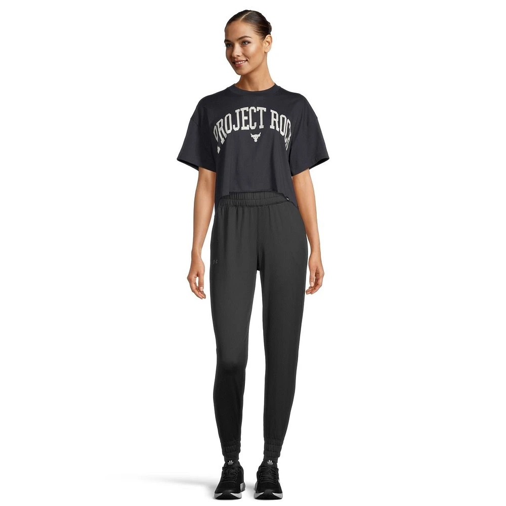 Under Armour Women's Project Rock Logo T Shirt