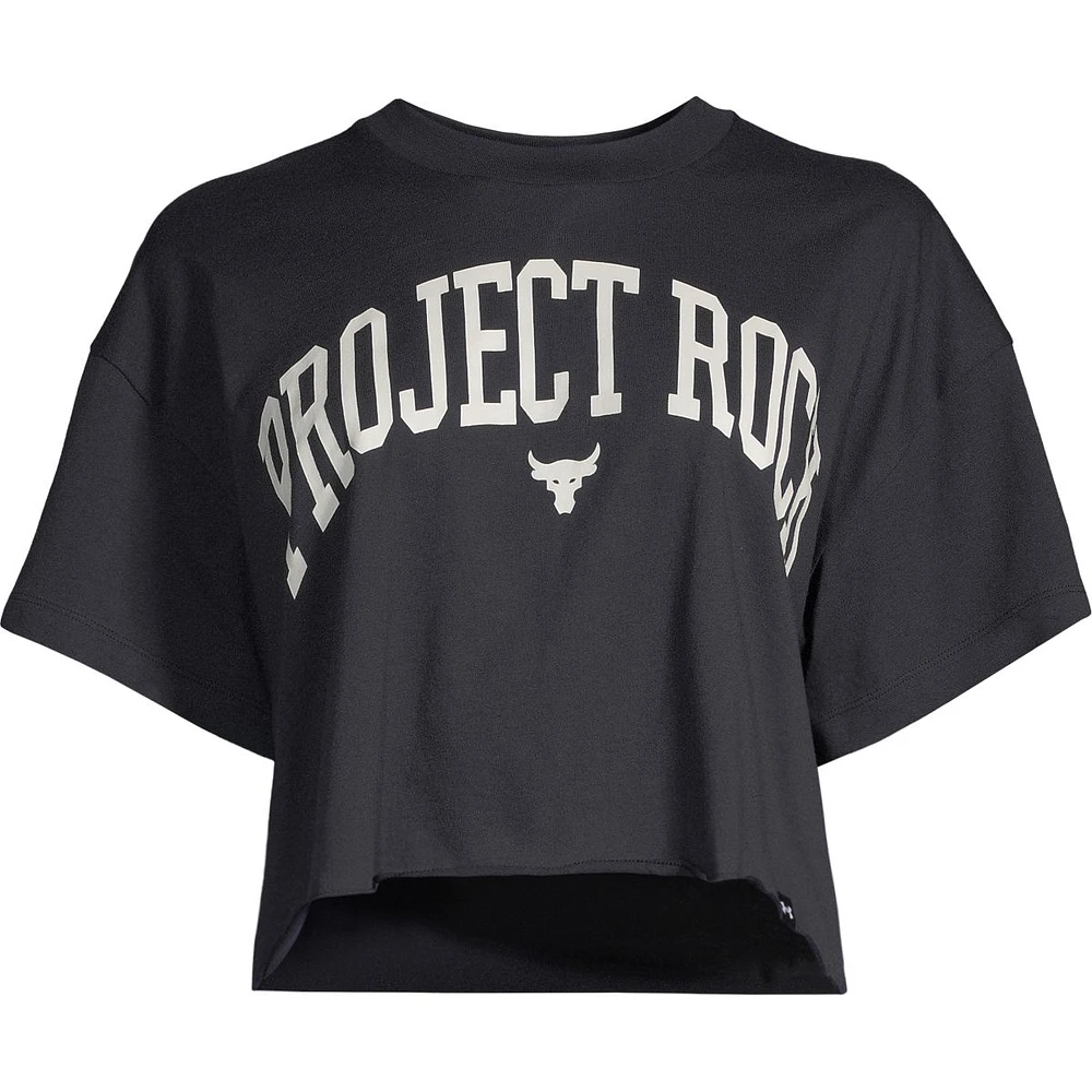 Under Armour Women's Project Rock Logo T Shirt