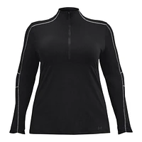 Under Armour Women's Cold Train Long Sleeve Half Zip Shirt, Plus