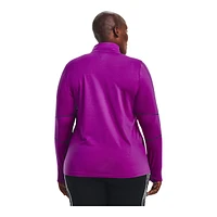 Under Armour Women's Cold Train Long Sleeve Half Zip Shirt, Plus