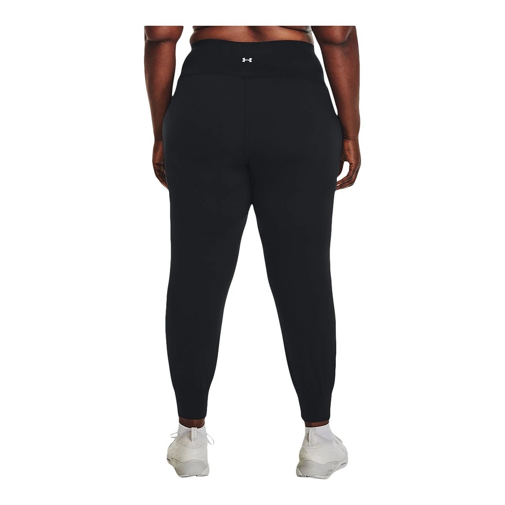 Under Armour Women's Plus Meridian Jogger Pants, Training, Lightweight, Stretch