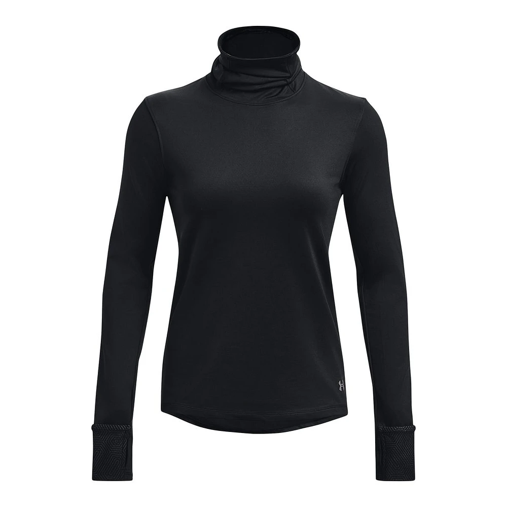 Under Armour Women's Run Cold Up The Pace Long Sleeve Funnel Neck Shirt