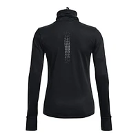 Under Armour Women's Run Cold Up The Pace Long Sleeve Funnel Neck Shirt