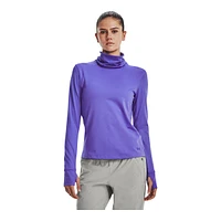 Under Armour Women's Run Cold Up The Pace Long Sleeve Funnel Neck Shirt