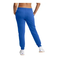 Champion Women's Powerblend Script Joggers, Sweatpants, Training, Casual, Mid Rise