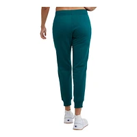 Champion Women's Powerblend Script Joggers, Sweatpants, Training, Casual, Mid Rise