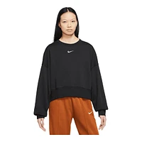 Nike Women's Phoeix Fleece Oversized Crew Sweatshirt