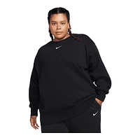 Nike Women's Phoeix Fleece Oversized Crew Sweatshirt