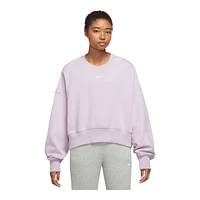 Nike Women's Phoeix Fleece Oversized Crew Sweatshirt