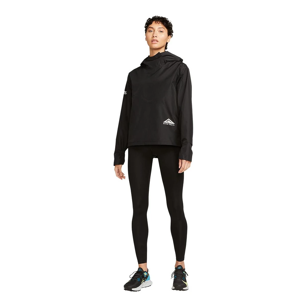 Nike Women's Trail Gore-Tex Jacket Hoodie, Weather-Resistant