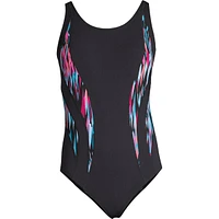 Gabar Women's CTEX Scoop Neck Splice One Piece Swimsuit