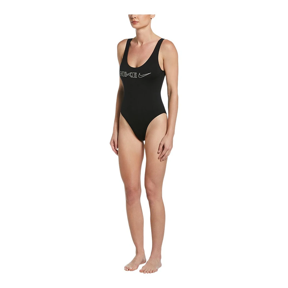 Nike Women's Logo U Back One Piece Swimsuit