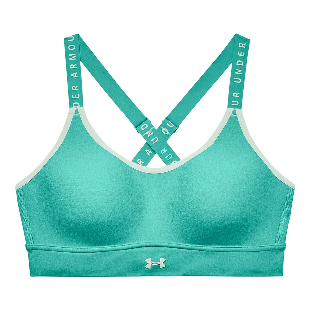 Under Armour Women's Infinity Mid Heather Cover Sports Bra