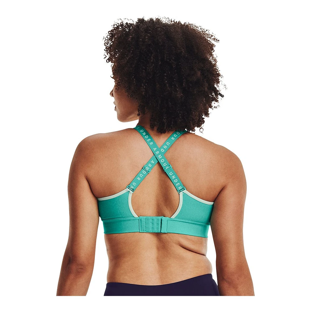 Under Armour Women's Infinity Mid Heather Cover Sports Bra