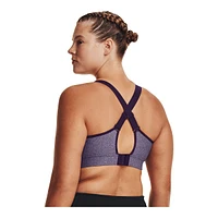 Under Armour Women's Infinity Mid Heather Cover Sports Bra