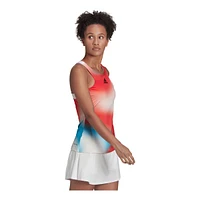 adidas Women's Melbourne Tennis Printed Y-Tank