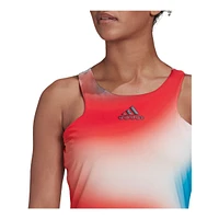 adidas Women's Melbourne Tennis Printed Y-Tank