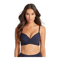 Sea Level Women's Essentials X-Front Moulded Bra