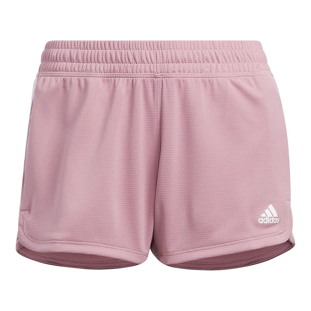 adidas Women's Pacer 3-Stripes Knit Shorts