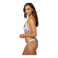 O'Neill Women's Abbie Floral Middles Bikini Top