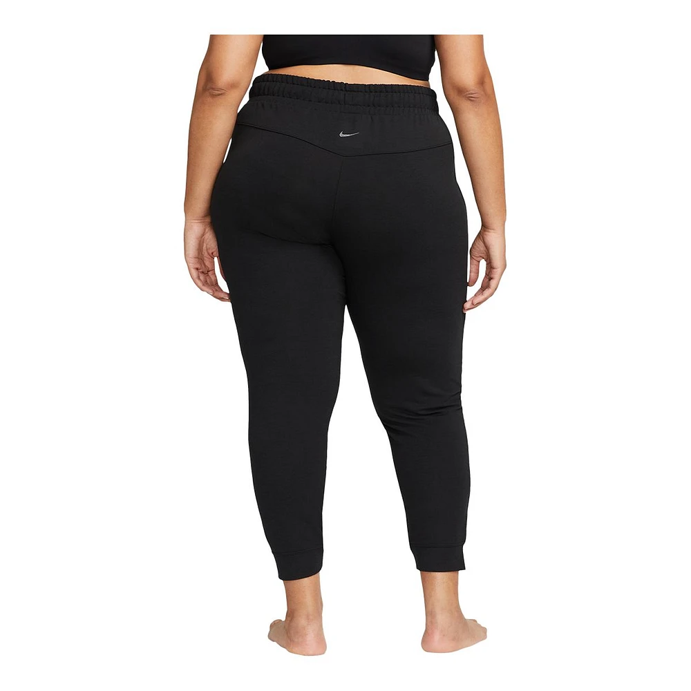 Nike Women's Plus Yoga Fleece Jogger Pants, Training