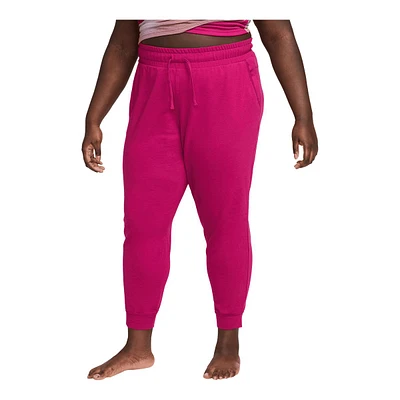 Nike Women's Plus Yoga Fleece Jogger Pants, Training