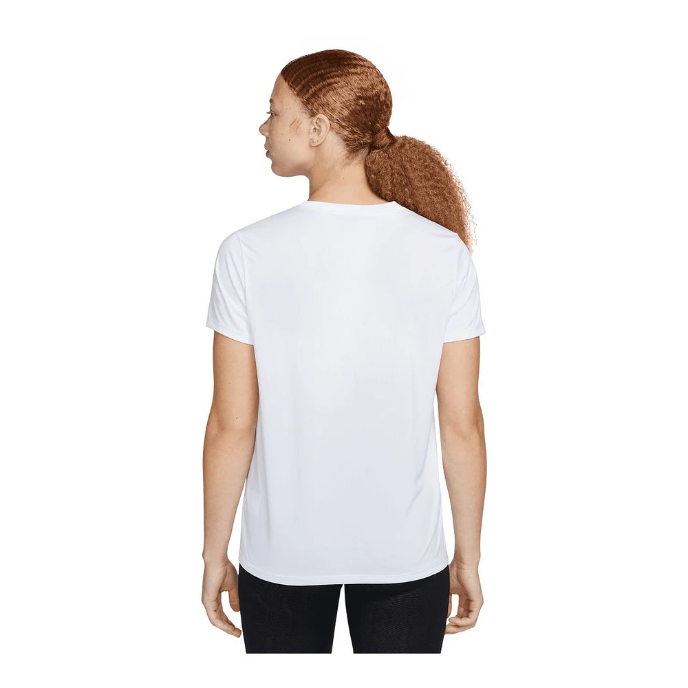 Nike Women's Legend RLGD LBR T Shirt, Relaxed Fit, Dri-FIT