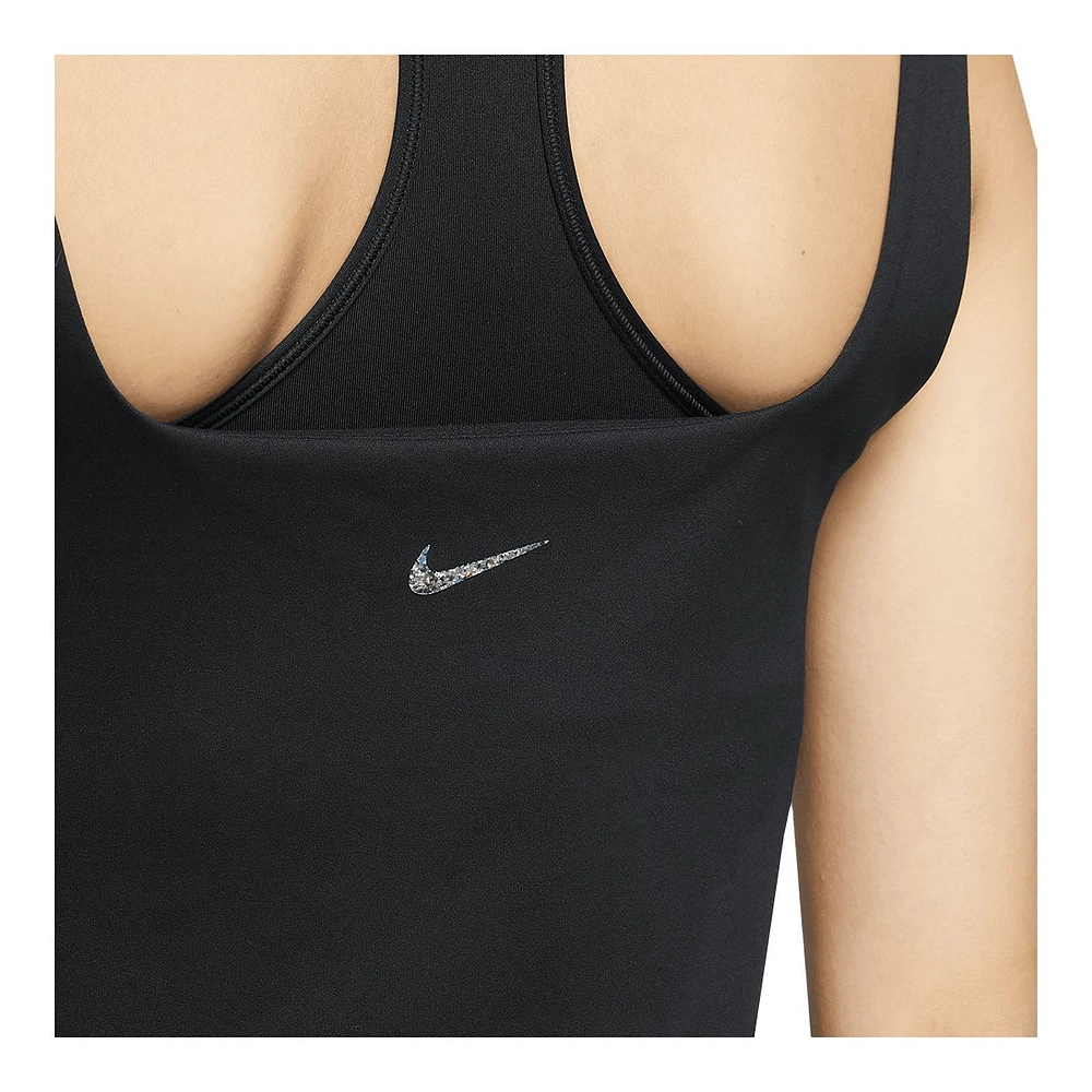 Nike Women's Yoga Luxe Tank Top, Tight Fit, Sleeveless, Dri-FIT, Sports