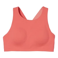 FWD Women's Push Multi-Strap Sports Bra, Medium Impact, Removable Pads