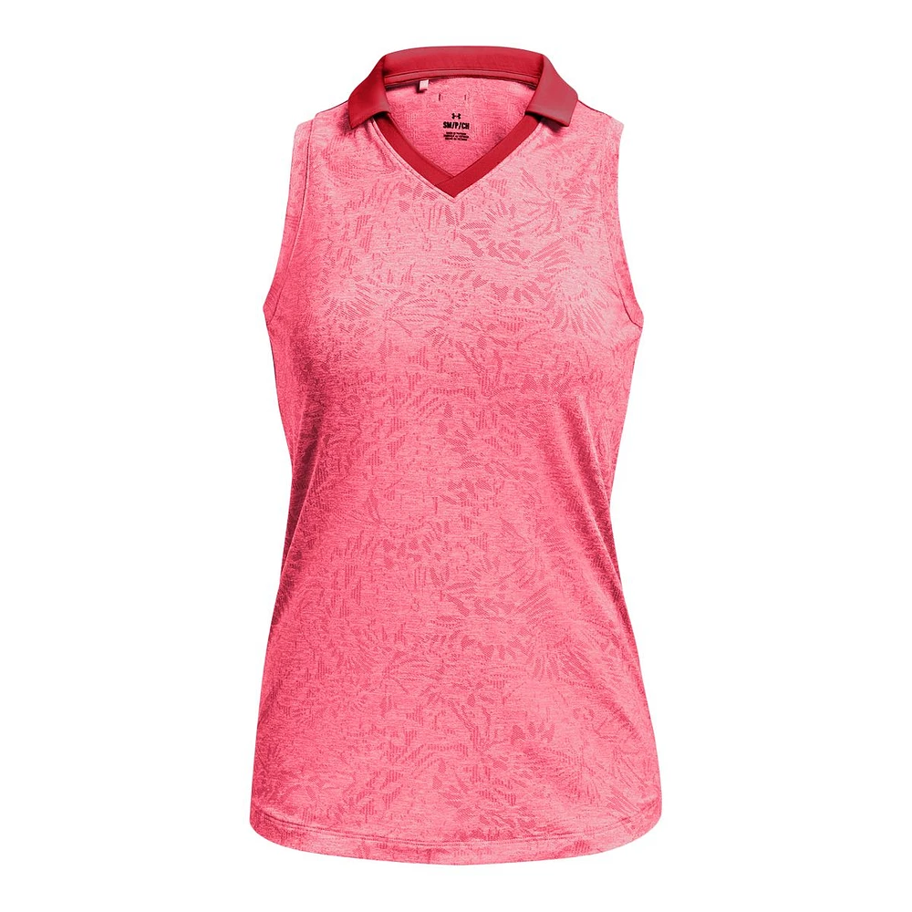 Under Armour Women's Zinger Wildfields Polo Tank