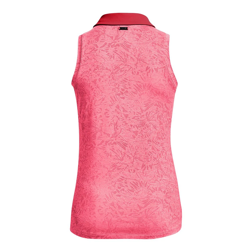 Under Armour Women's Zinger Wildfields Polo Tank