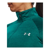 Under Armour Women's Tech Twist Long Sleeve Half Zip Training Shirt, Quick Dry