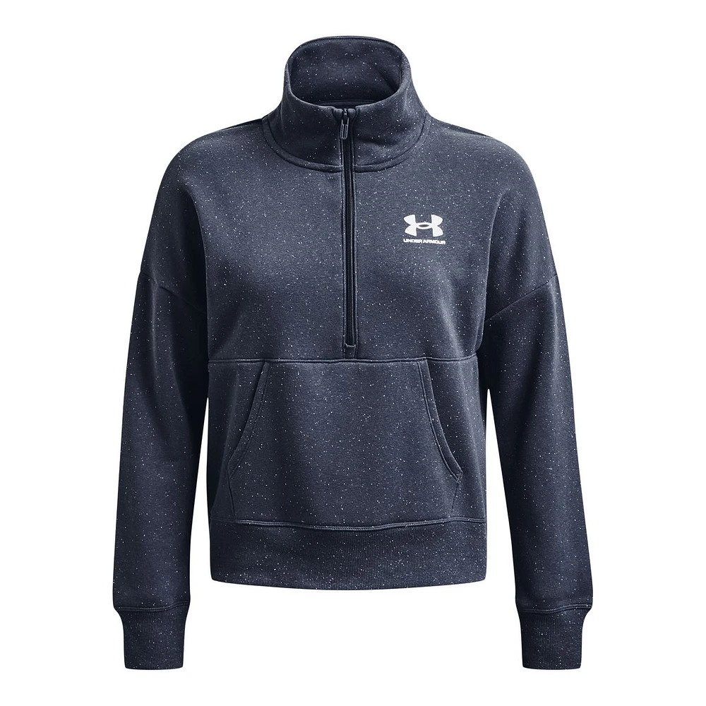 Under Armour Women's Rival Half Zip Fleece Pullover