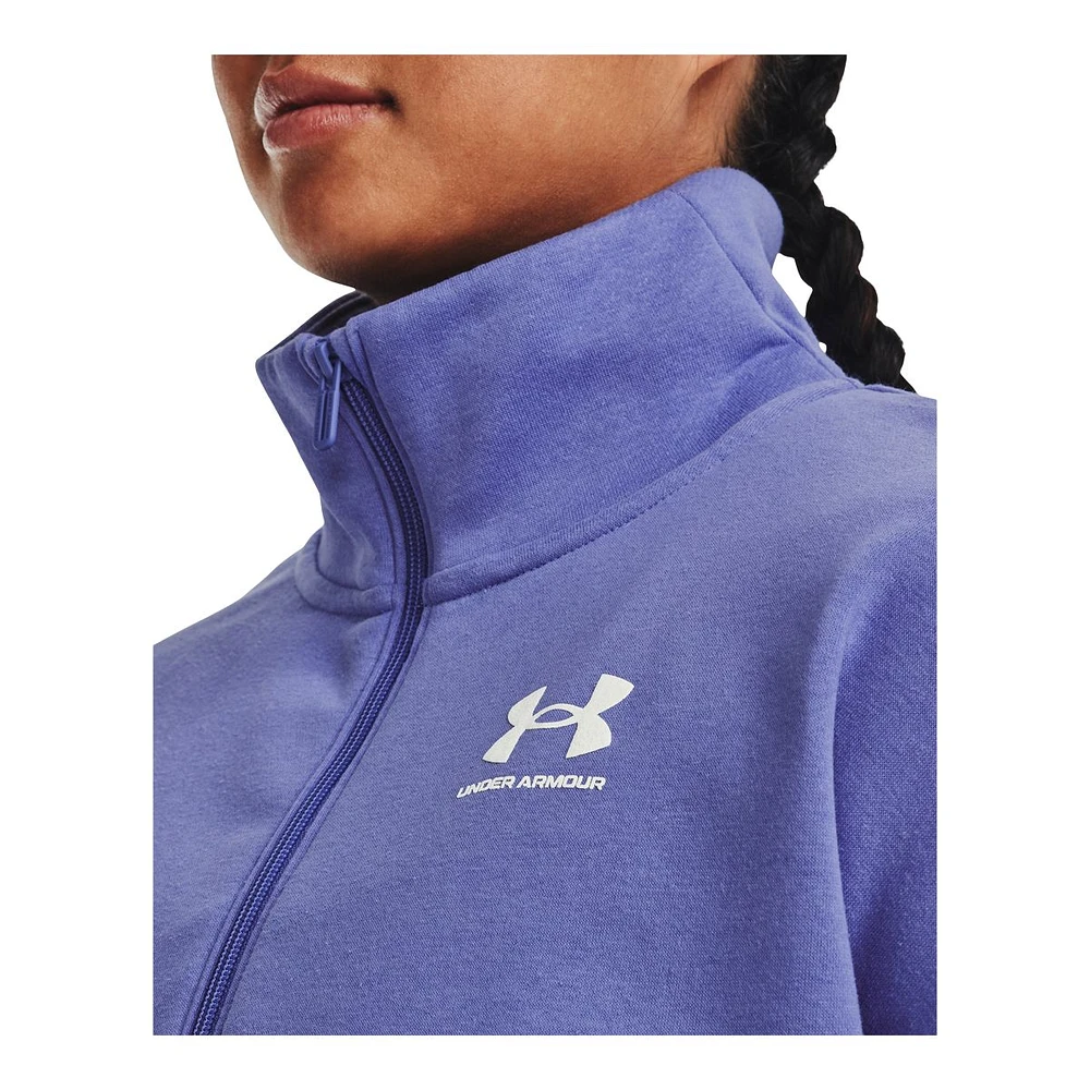 Under Armour Women's Rival Half Zip Fleece Pullover