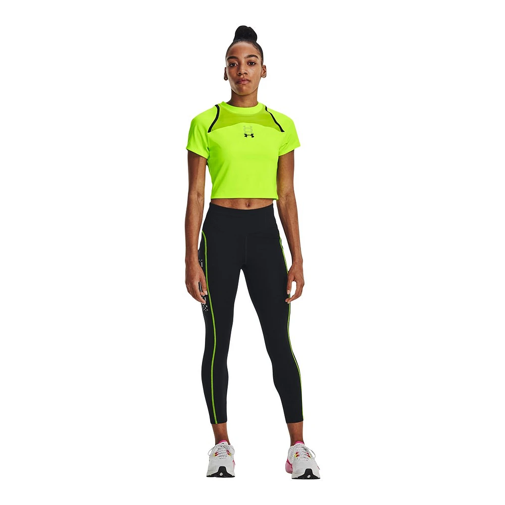 Under Armour Women's Run Anywhere Crop T Shirt